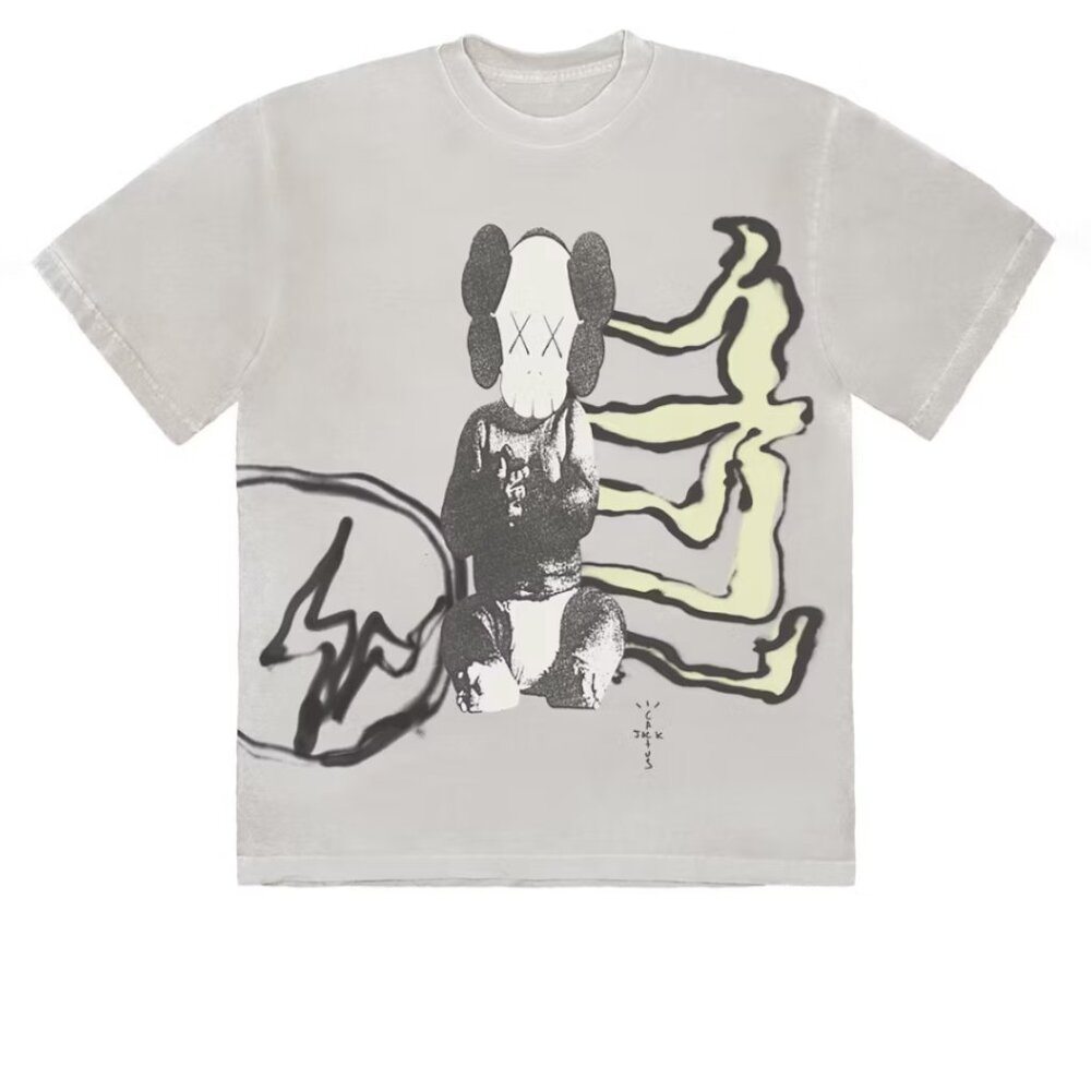 NWT Travis Scott Cactus Jack x Kaws For Fragment Tee - XL
